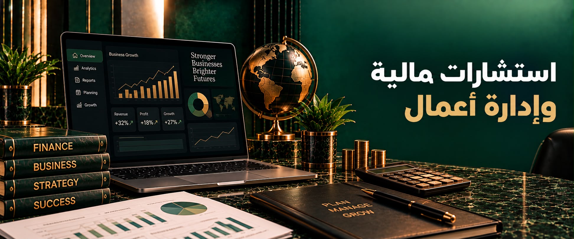 استشارات مالية وإدارة أعمال