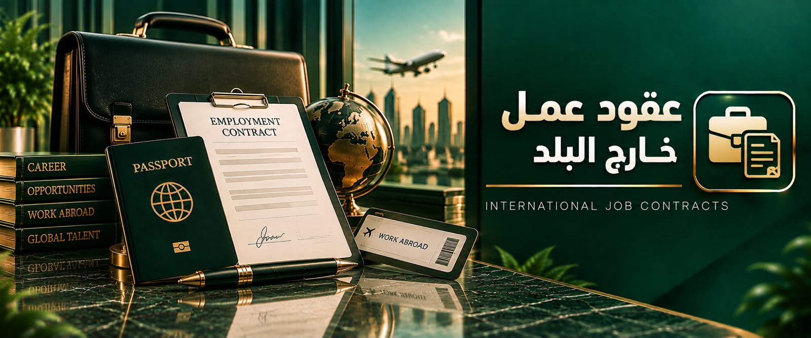 عقودات عمل خارج البلد